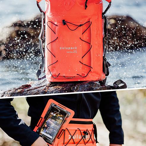 Sac De Sport Week-end étanche Zulupack Traveller 32L - Submersible, Bretelles Néoprène | Pour Randonnée, Voyage, Sports Aquatiques