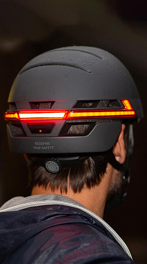 Casque vélo connecté 