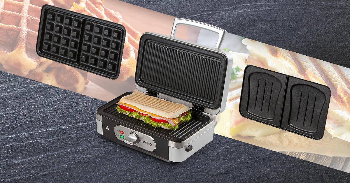 Qooking Domo Snack Maker 3 en 1