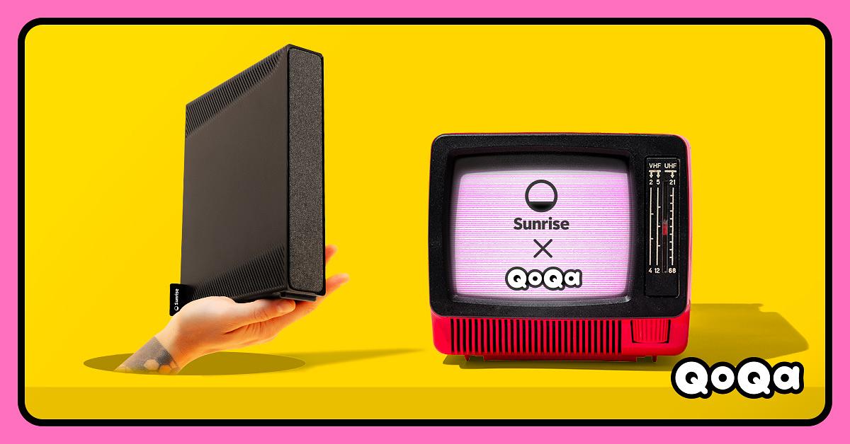 QoQa Sunrise Home Q Abo et TV + avantages uniques