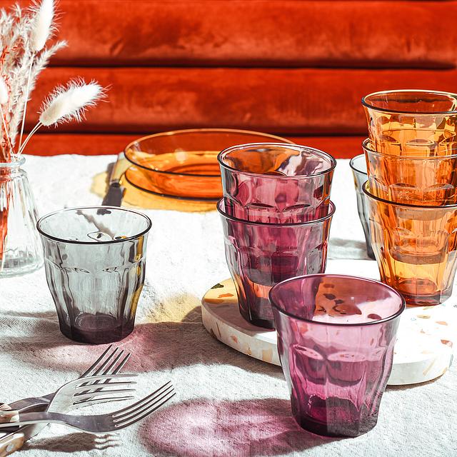 Set De 6 Verres Duralex Manhattan Transparent – 305 Ml – Lot De 8 Unités (emballage Pro)
