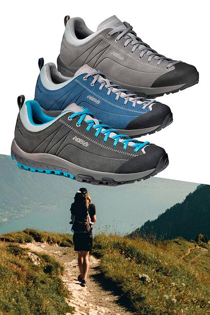 QoQa Asolo Chaussures de randonn e Gore Tex en cuir avec semelle