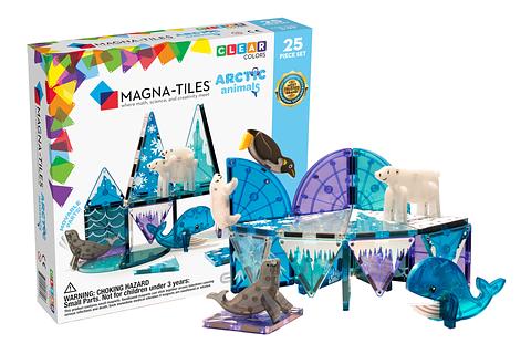 MAGNA-TILES – Kit De Construction Château 25 Pièces – Pont-levis, Escalier, Dragon, Figurines Exclusives – Dès 3 Ans