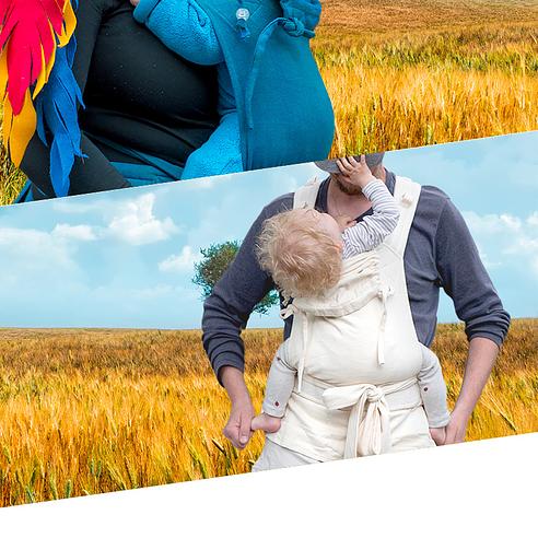 QoQa GIRASOL Porte bebe physiologique Mysol