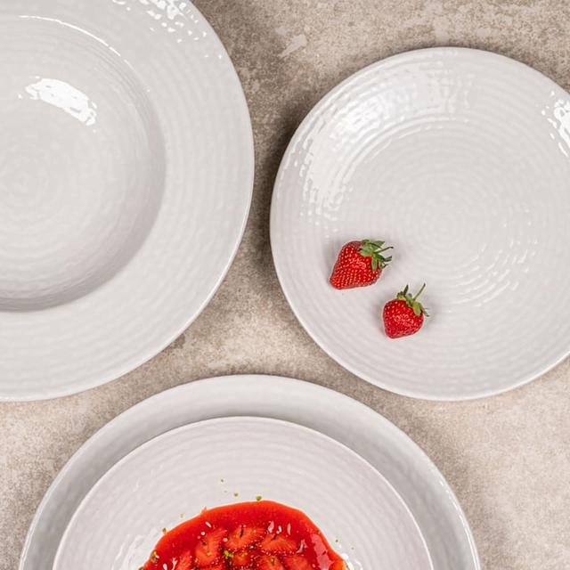 Assiette creuse Edulis 20 cm (lot de 6