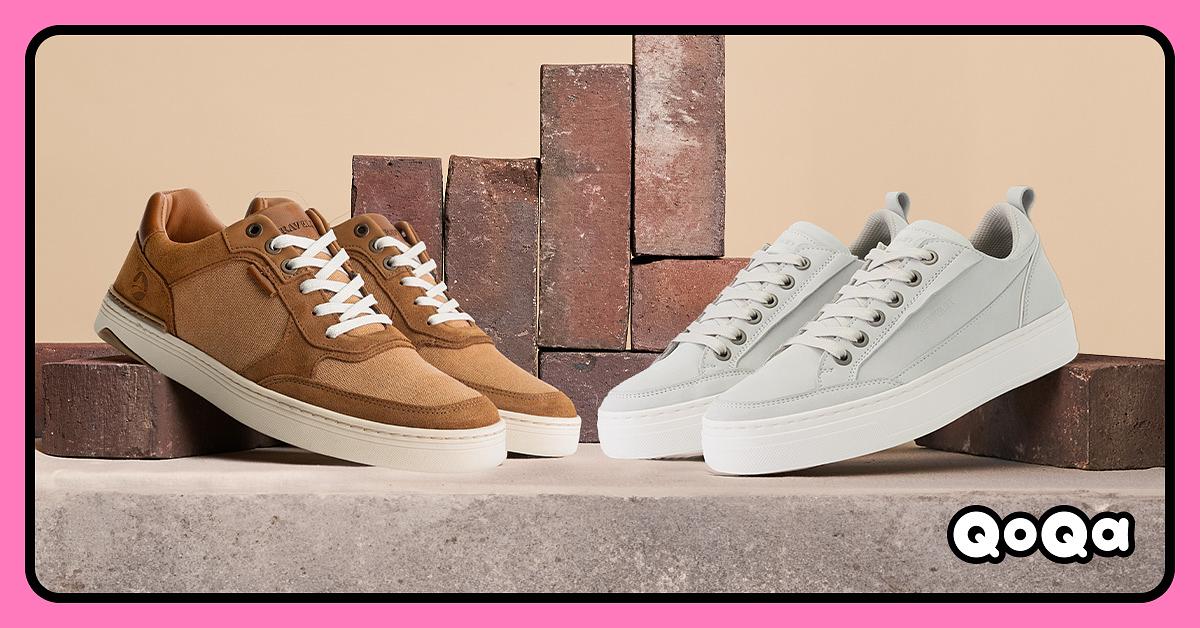 QoQa – Travelin' Sneakers en cuir fabriquées en Europe