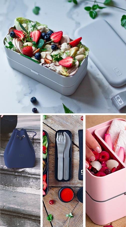 Lunch Box étanche avec couvercle et couvert 2 en 1 - Adapté four micro –  CUISINE AU TOP