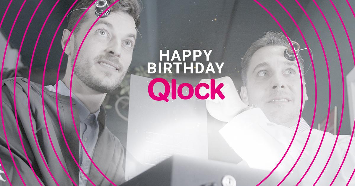 Qlock fête son premier anniversaire! 🎉