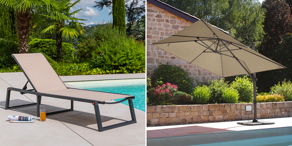 QoQa – Ozalide Bains de soleil, fauteuils suspendus et parasols