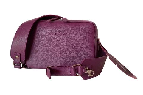 Sac à Dos / Sac à Bandoulière 2 En 1 En Cuir Belli - Femme, Cuir Vachette, 28x28x8 Cm, Fabriqué En Italie