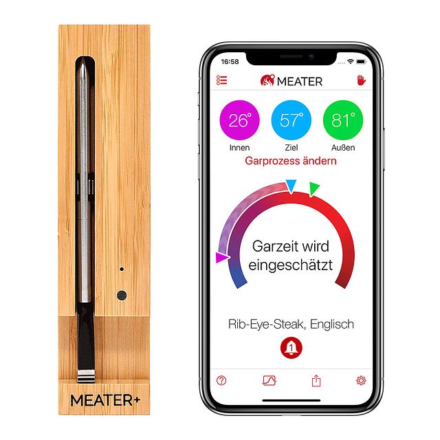MEATER Pro XL - Le thermomètre à viande intelligent WiFi ultime avec quatre sondes avancées - Sondes multi-capteurs | BBQ, four, barbecue, fumoir, friteuse à air chaud, friteuse MEATER Pro XL - Le thermomètre à viande intelligent WiFi ultime avec quatre sondes avancées - Sondes multi-capteurs | BBQ, four, barbecue, fumoir, friteuse à air chaud, friteuse