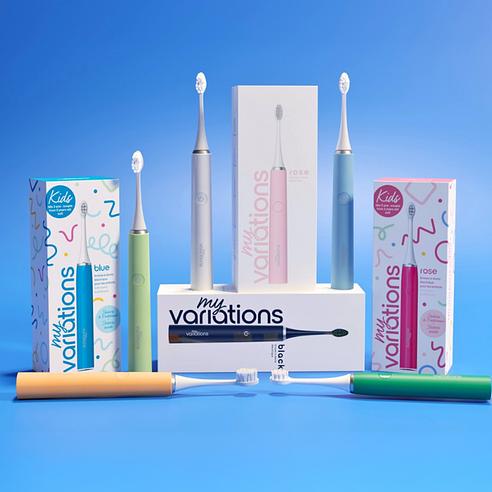 Lot De 6 Têtes De Rechange MY VARIATIONS Pour Brosse à Dents électrique - Souples Blanches