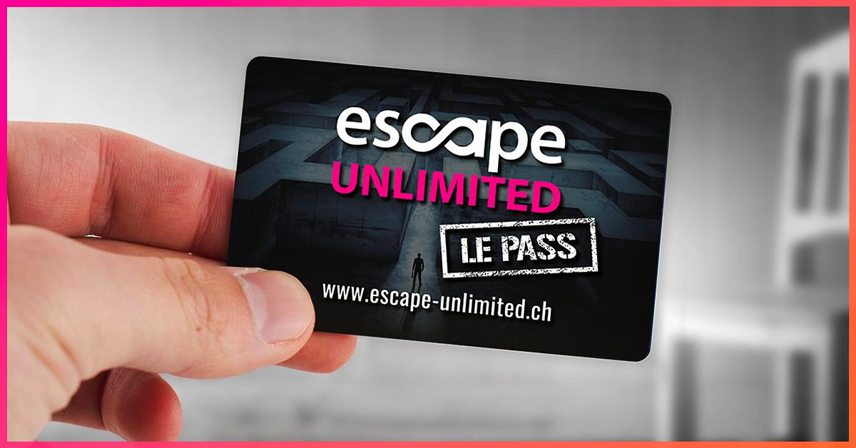 QoQa Groupement des Escape Games Suisse 1 Escape Unlimited Pass dans