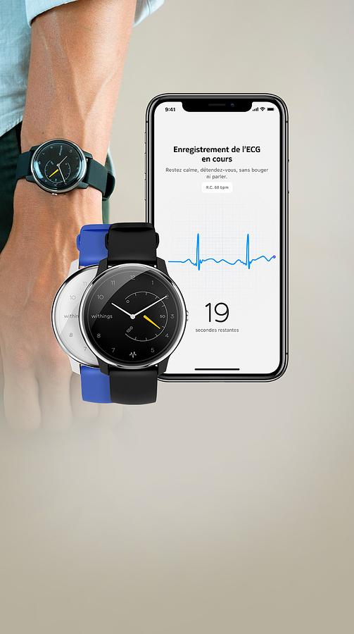 La première montre analogique au monde embarquant un ECG validé