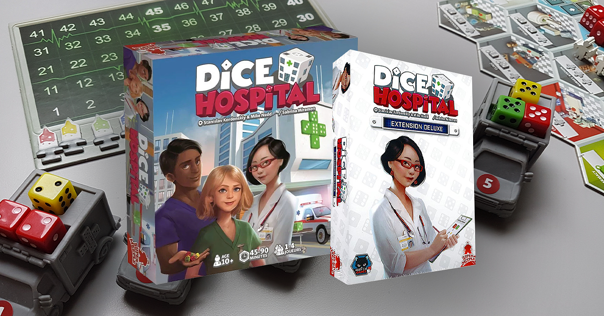 Qids SUPERMEEPLE Dice Hospital Jeu de base