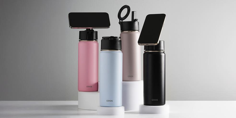 QoQa – QDOS Thermosflasche mit MagSafe-Halterung inkl. selbstklebendem ...