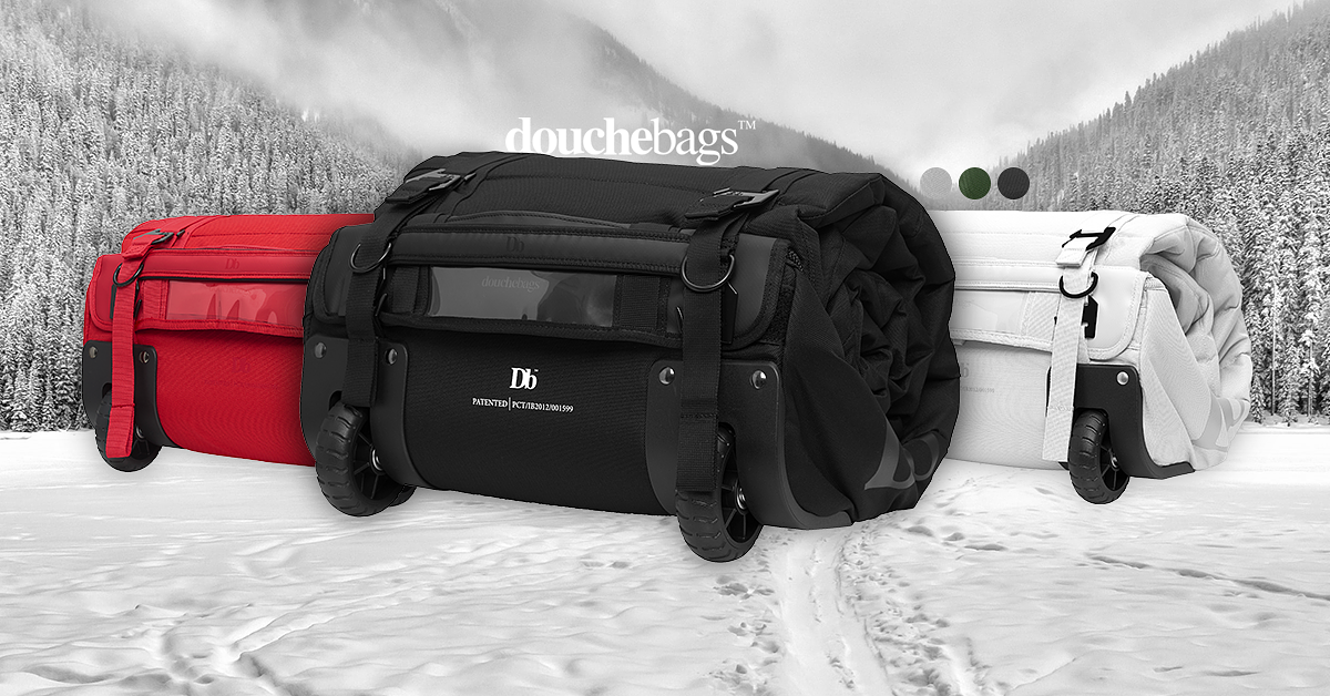 Qsport DOUCHEBAGS Sac à skis à roulettes compressible The Slim Jim