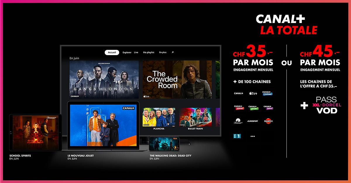 QoQa – CANAL+ LA TOTALE by QoQa. Abonnement mensuel à choix