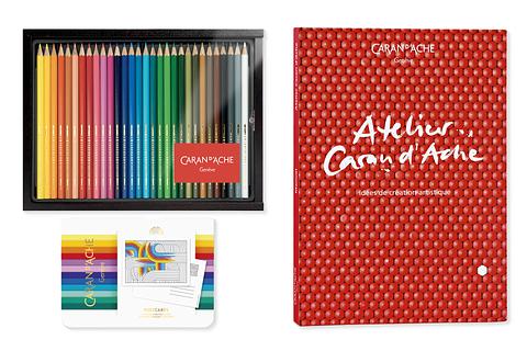 Lot De 3 Albums Caran D'Ache Et Crafty - Livres D'occasion Aux Enchères