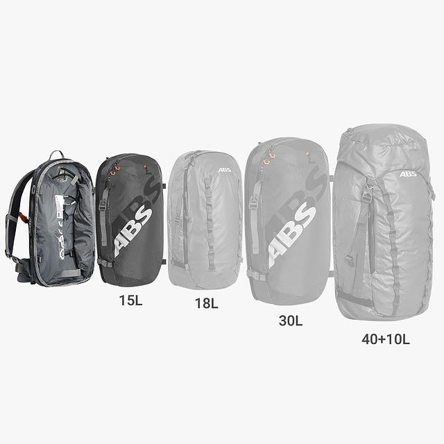 Sac à Dos ABS Zipon Light S.15 Pour Homme - Taille Unique, Gris, Fonctionnel Avec Compartiment Casque