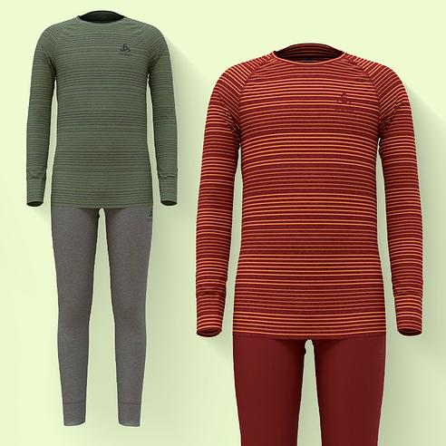 QoQa Odlo Active warm Baselayer Set sous vetements de ski