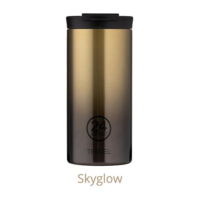 24BOTTLES Tasse De Voyage Thermique 350ml Sage - Tasse Isotherme Acier Inoxydable Sans BPA, 12h Froid 6h Chaud, Design Italien