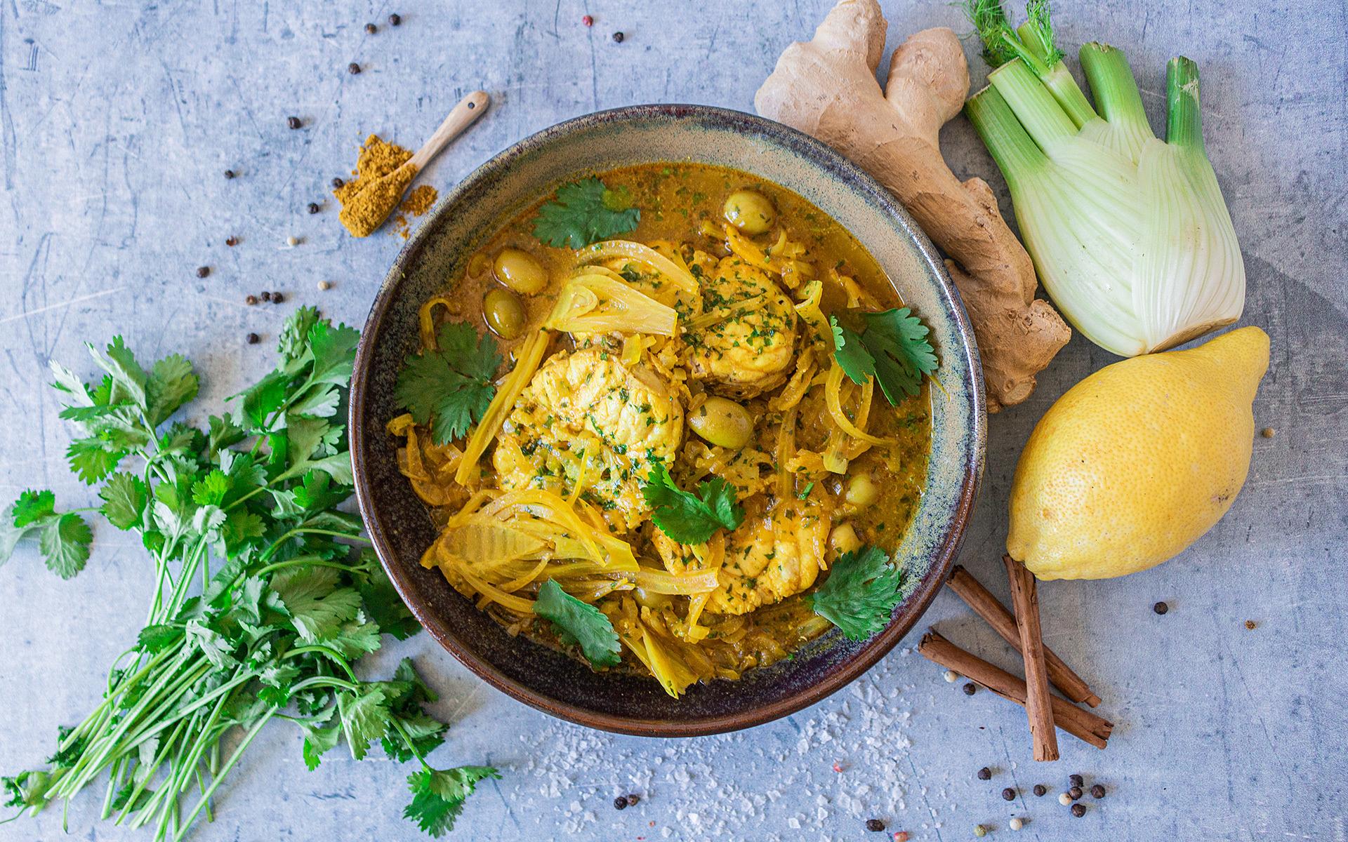Tajine De Lotte à La Marocaine Tajine de lotte - Qblog