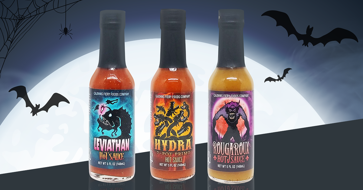 Qooking CaJohns Fiery Foods Co Lot de 3 sauces piquantes