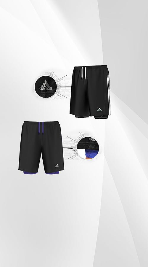 Adidas response hot sale dual shorts