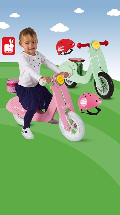 QoQa Janod Bikloon Scooter et casque