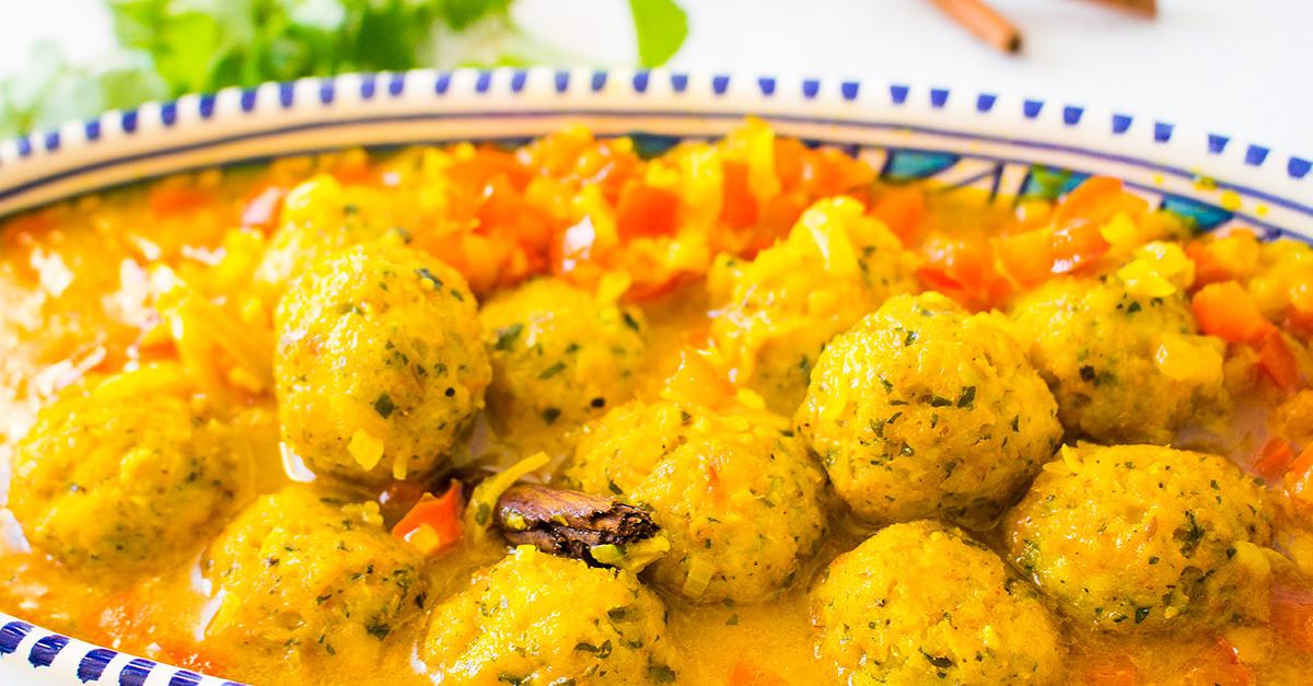 Tajine de boulettes de poisson au citron confit