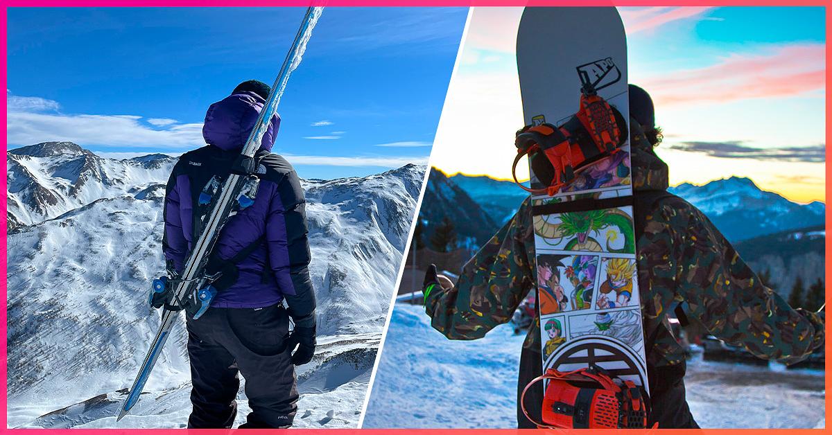Skiback, Le Porte-skis Révolutionnaire Qui Te Libère Les Mains – Noir Universel
