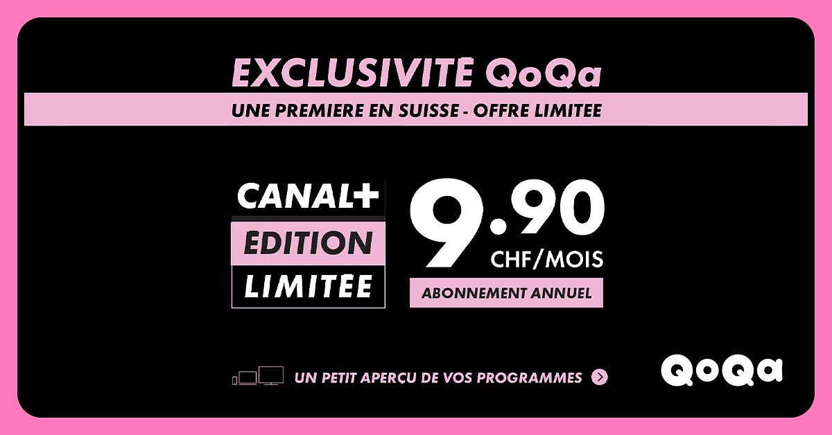 QoQa – CANAL+ Edition Limitée (seulement sur QoQa) Abonnement annuel ou ...