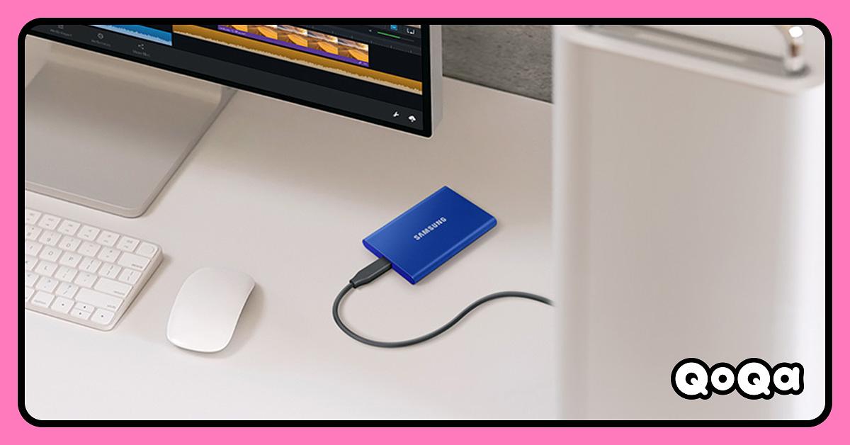 QoQa – Samsung SSD T7 2TB, 2 coloris disponibles