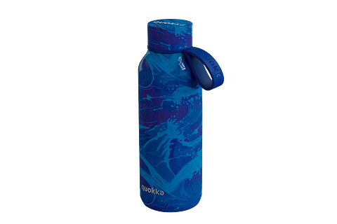 QUOKKA Solid Porcelain Sparrow Thermosflasche – 510 Ml Edelstahl, Doppelwandig Isoliert, Hält 12h Heiß / 18h Kalt