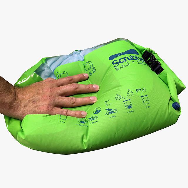 The Scrubba Waterclear Wash Bag - a portable washing machine
