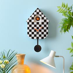 Décoration Moderne Rétro Horloge Murale Modern Cuckoo Bleu - Karlsson 41 Cm Horloge Design Moderne