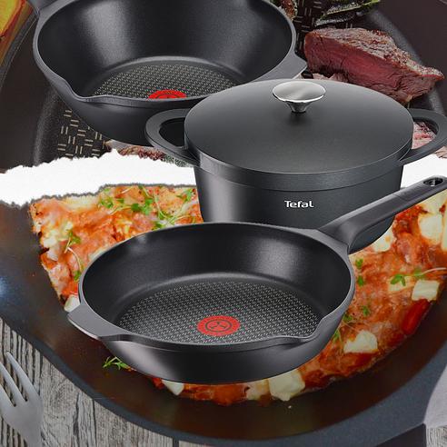 Tefal Trattoria Pro poêle à frire Poêle adaptée à l'induction Fonte d