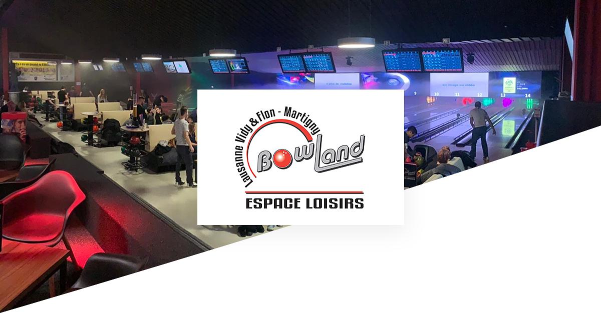 Sur DireQt.ch Bowland Lausanne & Martigny. Pistes de bowling