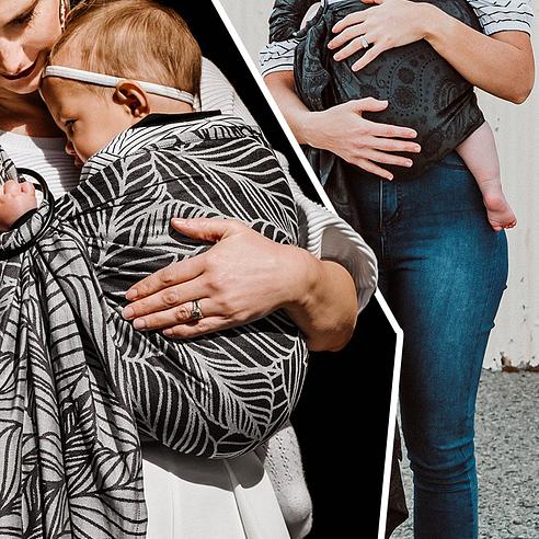 QoQa Fidella Porte Bebe Ring Sling