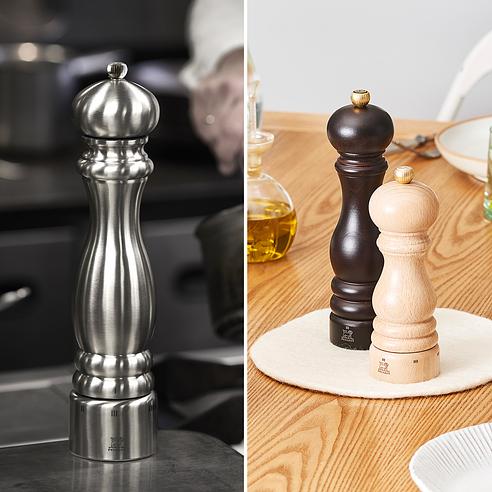 Moulin à Poivre Peugeot Paris U'Select 22 Cm – Inox – 6 Réglages + Poivre