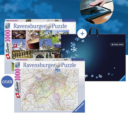 Ravensburger Puzzle-Mappe: Aufbewahrung Fr Bis Zu 1000 Teile  Praktisch &  Robust!