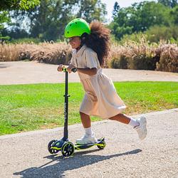 smarTrike Xtend Toddler Ride on Scooter Toy, Ages 1-12, Scooter Pliable pour Enfants avec Roues XL LED, Lime