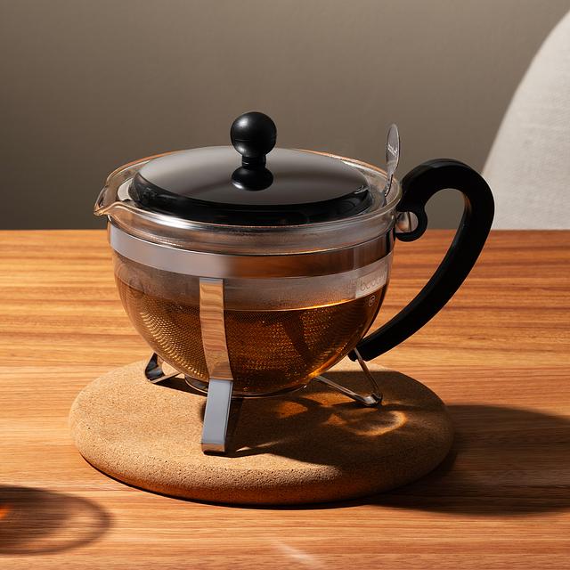 Bodum Ersatzglas Bodum Teekanne Mit Sieb (Edelstahl, 0,5 L