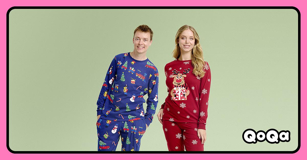 QoQa – Christmas Sweats Weihnachtspyjamas oder -socken