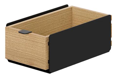 Tiroir Modulaire Oakywood En Bois Massif - Organisateur Bureau Avec Tiroirs - Noyer Noir - Dimensions 36x21,4x8,8 Cm