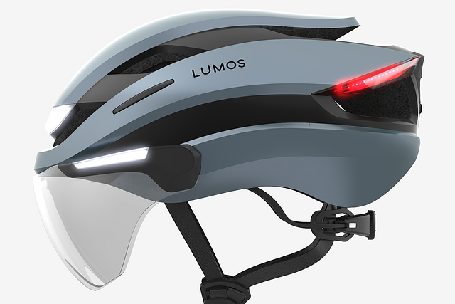 Casco Bici Lumos Ultra E-Bike &ndash; Onyx-black, Taglia M/L (54-61 Cm), Con Luci Integrate