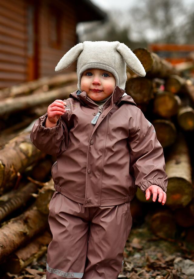 Mikk-Line Cagoule - 2 Couches - Laine/Coton - Sac De Sport Av. D