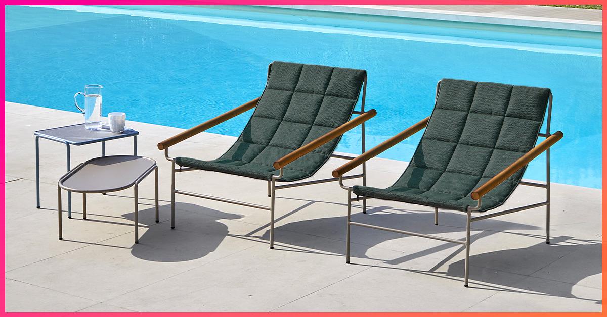 Qhome SCAB Fauteuils de jardin et tables Dress Code