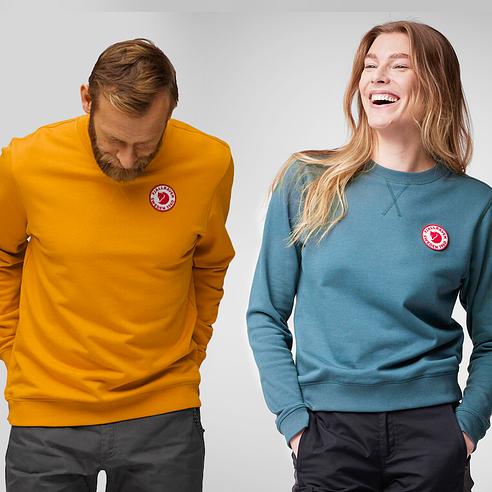 Fjällräven LOGO BADGE SWEATER - Sweatshirt - Grau/gris